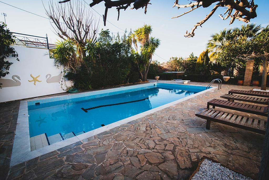 Villa Soula Anavyssos Bagian luar foto