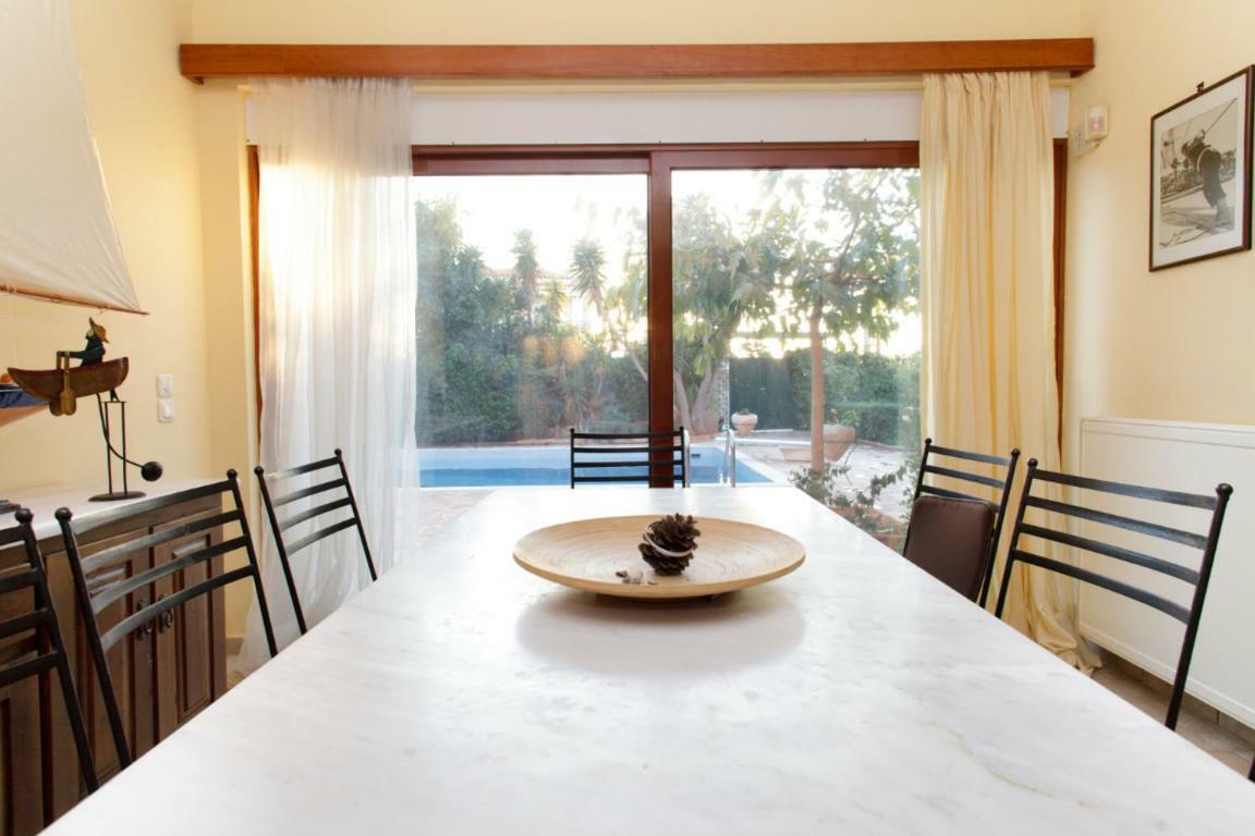 Villa Soula Anavyssos Bagian luar foto